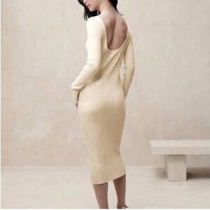 Banana Republic’s Open-Back Midi Sweater Dress